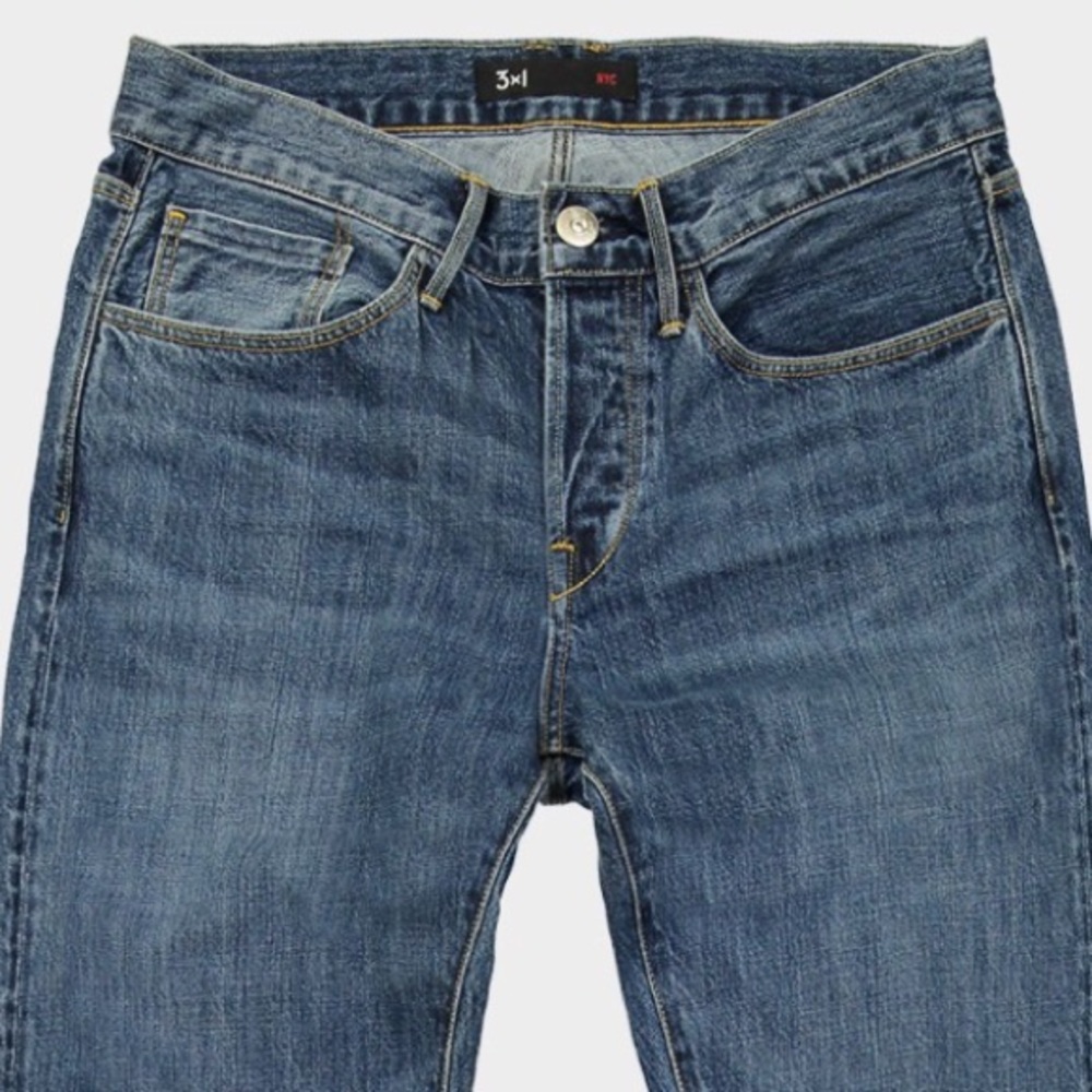 👑 NWOT - 3X1 - M3 Selvedge Straight Jeans